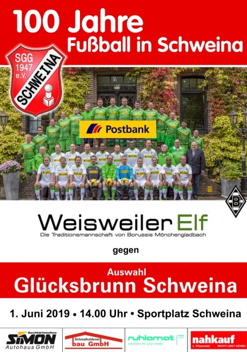 Auswahl Schweina empfängt Weisweiler-Elf
